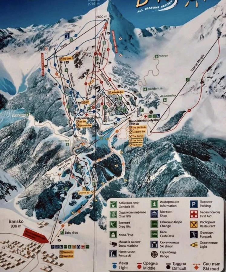 Simonen Apartments Near The Gondola Bansko Eksteriør bilde